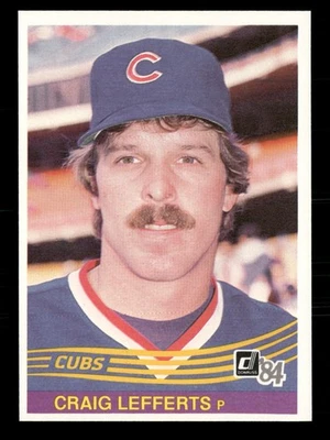 1984 Donruss #388 Craig Lefferts Chicago Cubs - Image 1 of 2