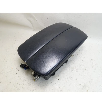 2007-2014 BMW E70 X5 E71 X6 Center Console Front Armrest Black Leather OEM - Image 1 of 4