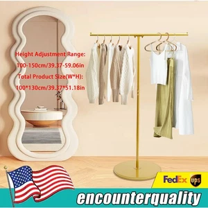 Metal Clothing Rack Clothing Shop Display Rack Closet Organizer Clothes Hanger - Picture 1 of 15