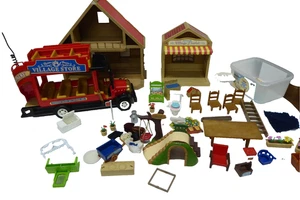 Sylvanian Families Vintage Bus, Haus, Florist und Zubehör - Bild 1 von 24