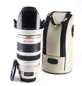 Canon EF 35-350mm F3.5-5.6 AF Zoom Lens EOS DSLR's & F&R Lens Caps & Hood & Case - Picture 1 of 15
