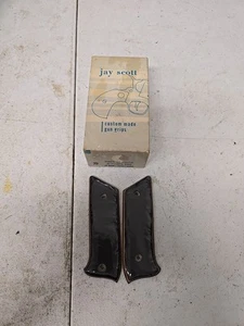 Jay Scott Grips #25 Ruger MK I Black Pearl No Screws - Picture 1 of 4