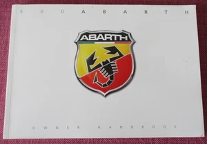 (2012 PRINT) FIAT 500 ABARTH (2008 - 2015) OWNERS MANUAL - USER GUIDE - HANDBOOK - Picture 1 of 8