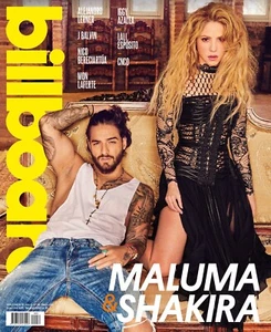 MALUMA & SHAKIRA - Pop - Billboard magazine - Argentina - May 2018 - Picture 1 of 1