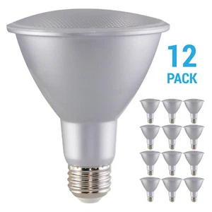 12 Pack S9438 LED 120V 12.5W =75W PAR30LN Long Neck Medium E26 Dimmable 4000K - Picture 1 of 7