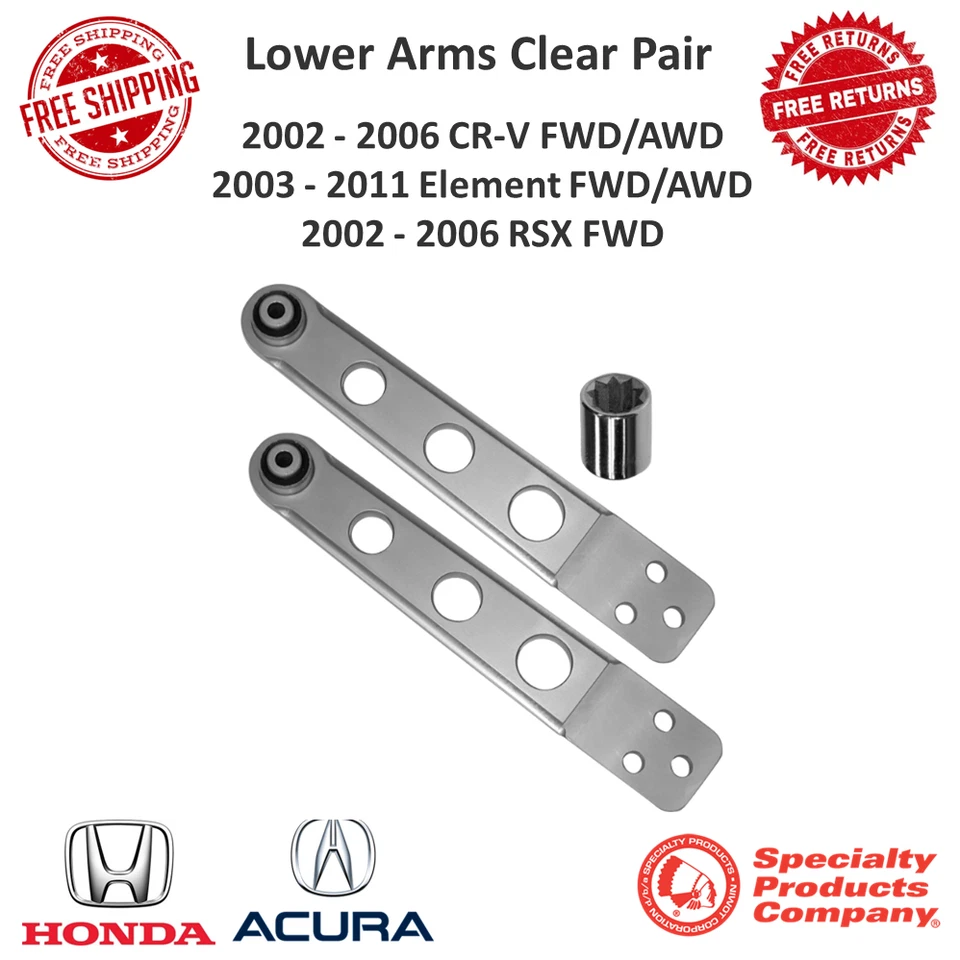SPC Performance Extreme Lower Control Arm For 02-06 Honda Civic Acura RSX #69400 - Image 1 of 4