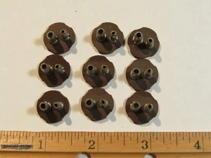 NOS 2-pin Phenolic Wafer ~ Quantity of 9 ~ Radio, Hobby or DIY - Picture 1 of 4