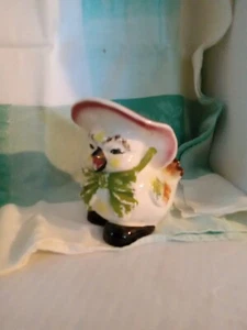 Vintage Porcelain  Chicken  Detailed Planter Made in Japan - Picture 1 of 4