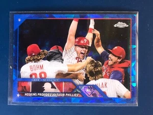 Baseball Card PHILLIES SAPPHIRE RHYS  LIGHTENING HOSKINS - Picture 1 of 1