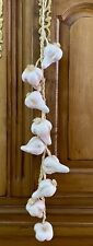  String Rope Ristra of Papier Mache Garlic-Made in Mexico-27 Inches