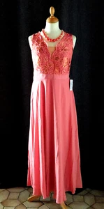 Ballkleid, Abendkleid, Gr. 50, Hummer/Lachs, lang, neu - Bild 1 von 2