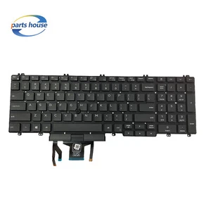 New For Dell Latitude 5500 5501 5510 5511 Black US Backlit Keyboard 0MMH7V MMH7V - Picture 1 of 9