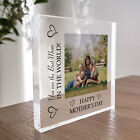 Mothers Day Gift For Mum Beautiful Personalised Photo Block Mum Gifts