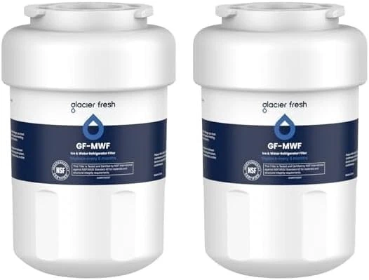 Replacement for MWF Refrigerator Water Filters SmartWater MWFP, MWFA, GWF 2 Pack - Image 1 of 4