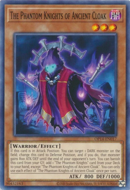 Near Mint - Mint Common The Phantom Knights of Ancient Cloak - OP14-EN017 - Image 1 of 1