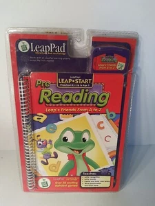 LeapFrog LeapPad Leap's Friends From A to Z Pre-Reading Book Cartridge Game - Picture 1 of 3