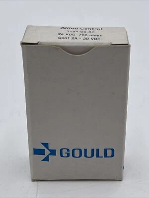 Gould Allied Control T-154-CC-CC Relay, 24VDC, 700 OHMS Cont 2A-29 VDC - Image 1 of 4