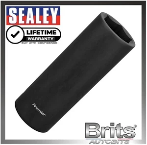 Sealey Premier Deep Impact Socket 1/2"Sq Drive 19mm - Chrome Vanadium, WallDrive - Picture 1 of 8