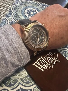 Orologio Uomo Automatico Heritor Aura Tono Oro Rosa Retro Esposizione Nascosto. Come nuovo - Foto 1 di 7