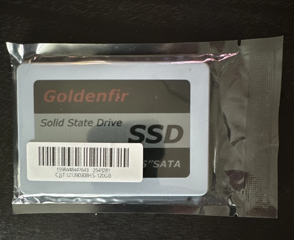 Goldenfir Solid State Drive Model T650-120GB Interface SATA III 6 GB - Image 1 of 2