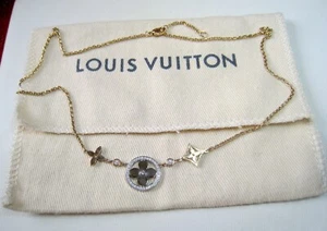 Louis Vuitton Idylle Blossom 18k 750 Three Tone Gold & Diamonds chain necklace - Picture 1 of 10