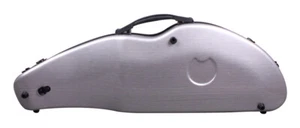Carbon fiber violin Case 4/4 Strong Hard case with Nice handle and Lock, White - Picture 1 of 16