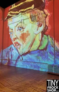 A-295 12" Fashion Doll Photography Backdrop - Wide - Van Go Exhibit - Picture 1 of 1