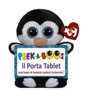 TY BEANIE PEEK A BOOS PENNI PINGUINO PENGUIN PORTA TABLET TABLET HOLDER 60003 - Picture 1 of 1
