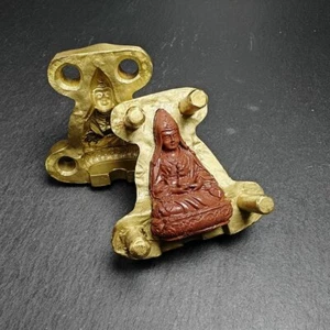 Guru Dewa Chenpo Tsa Tsa Mold,Old Version Mahasukha Tsha Tsha Mould,4cm Height - Picture 1 of 10
