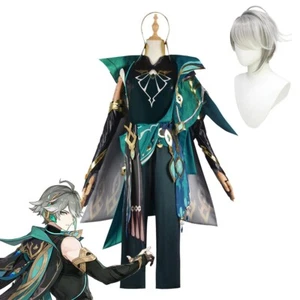 Juego Genshin Impact Alhaitham Disfraz Cosplay Trajes Completos Carnaval - Imagen 1 de 12