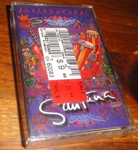 SANTANA SUPERNATURAL VINTAGE NEW FACTORY SEALED CASSETTE TAPE - Picture 1 of 7