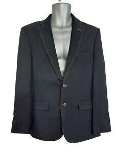 Giordano Tailored Black Jacket Blazer Size 50 Made In Italy/ pit to pit 21"in.
