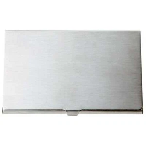 MUJI Strapazierfähiges Edelstahl Kartenetui Dicke 25 Blatt Aufbewahrungsfähig 60x93mm - Bild 1 von 2