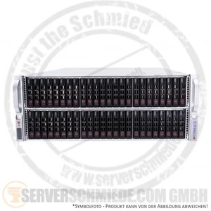 Stockage Supermicro JBOD 19" 4U 88x HotSwap 2,5" SFF SAS 417E16-RJBOD1 2x 1400 W P - Photo 1/6