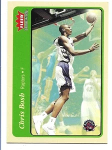 Tarjeta de segundo año Chris Bosh 2004-05 Fleer Tradition verde #47 Toronto Raptors HOF - Imagen 1 de 2