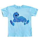 Crystal Dragon T-shirt Girls Light Blue Size XS-XL Youth Fantasy CLEARANCE