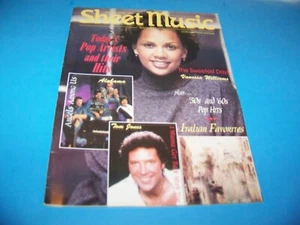 Sheet Music Magazine "Today's Pop Artists And Their Hits" Vintage 1995 - Imagen 1 de 4