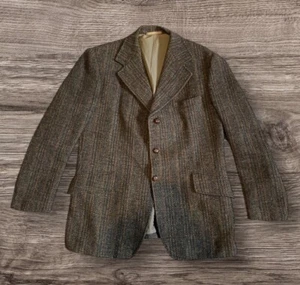 Harris Tweed Vintage Jacket Blazer 44 Large Country Hacking Hunting Sports - Picture 1 of 15