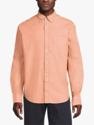 Camisa Oxford con botones naranja melocotón crujiente GANT para hombre 348850 Foto 1 de 2