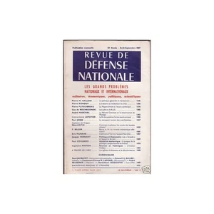 Revue de Défense Nationale Militaire Economique... 1967 - Picture 1 of 1