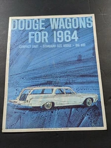 ORIGINAL VINTAGE 1964 Dodge Wagon Dart 880 330 440 dealer sales brochure - Bild 1 von 3