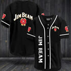 [Spersonalizowane] Czarna koszulka z dżerseju Jim-Beam, rozmiar S-5XL Najlepszy prezent! Najlepsza cena!