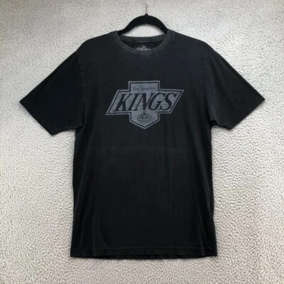 Camiseta Chaqueta Roja Gráfica Los Angeles Kings Para Hombre Mediana Negra Algodón  Foto 1 de 4