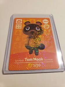 !SUPER SALE! Tom Nook # 203 Animal Crossing NINTENDO Amiibo Card Series 3 MINT!!