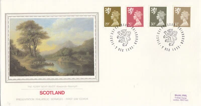 41p 30p 25p 19p GB Scotland PPS Definitive FDC 1993 CLEARANCE (142521) - Image 1 of 2