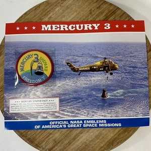 MERCURY 3 NASA SPACE PROGRAM PATCH - 3 Inch Shepard Freedom 7 - Picture 1 of 2