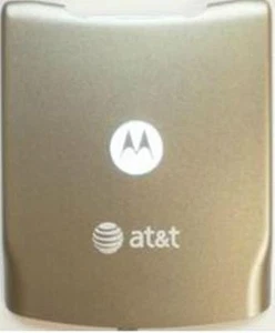LOT OF 10 NEW MOTOROLA RAZR V3XX BATTERY DOOR BACK COVER- AT&T GOLD - Picture 1 of 2