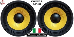Coppia (200W) Altoparlanti Woofer 6,5" Pollici 16,5 Cm 165mm 4 Ohm Ideali Auto - Imagen 1 de 10