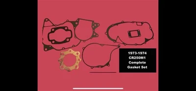 Juego de juntas de motor Honda Elsinore CR250M1 CR 250 1973 74 ¡NUEVO! Foto 1 de 4