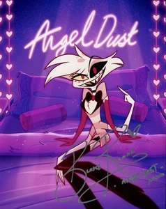 Blake Roman Hazbin Hotel 8x10 Photo Signed JSA Certified Autograph - Picture 1 of 3